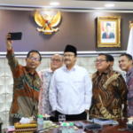 Pengurus SMSI Pusat Dipimpin Ketum Firdaus Gelar Audiensi dengan Mensos Saifullah Yusuf