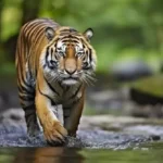 Harimau Sumatera di Pasaman Ikuti Warga Hingga Batas Kampung
