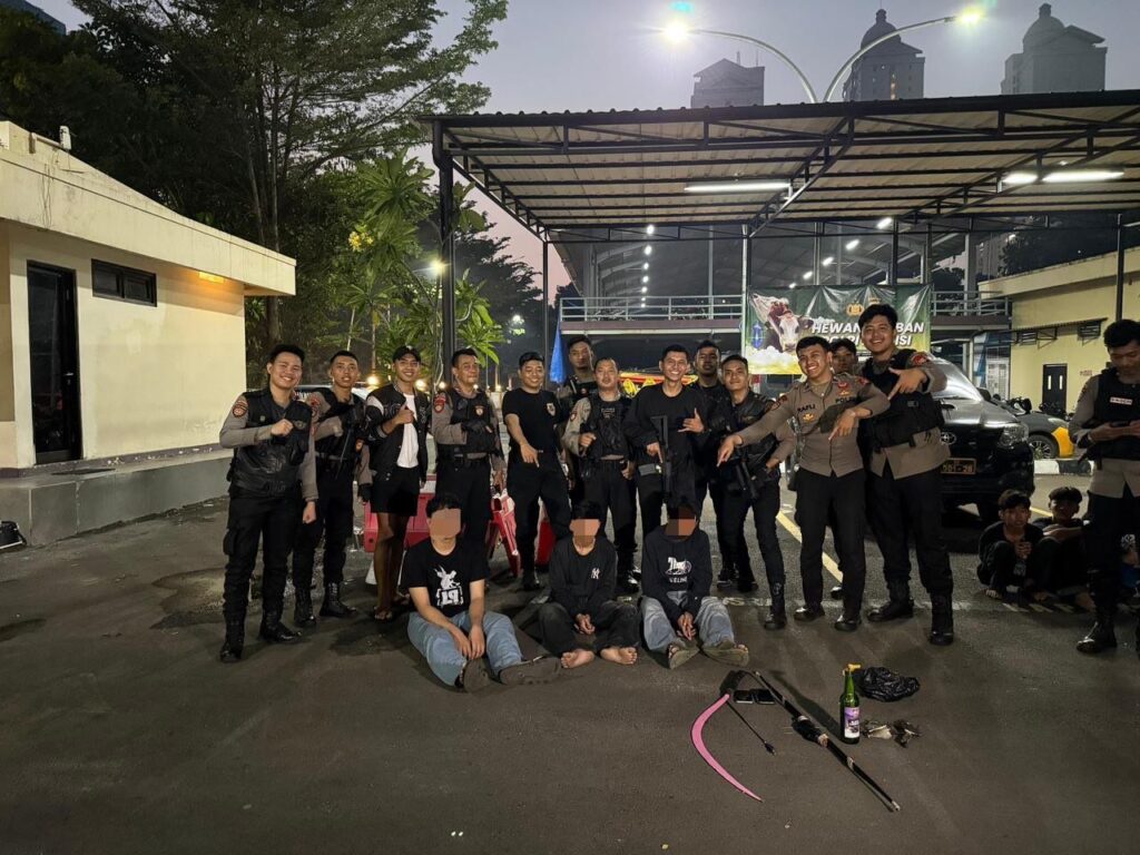 Polisi Tangkap Tiga Remaja Hendak Tawuran di Kemayoran