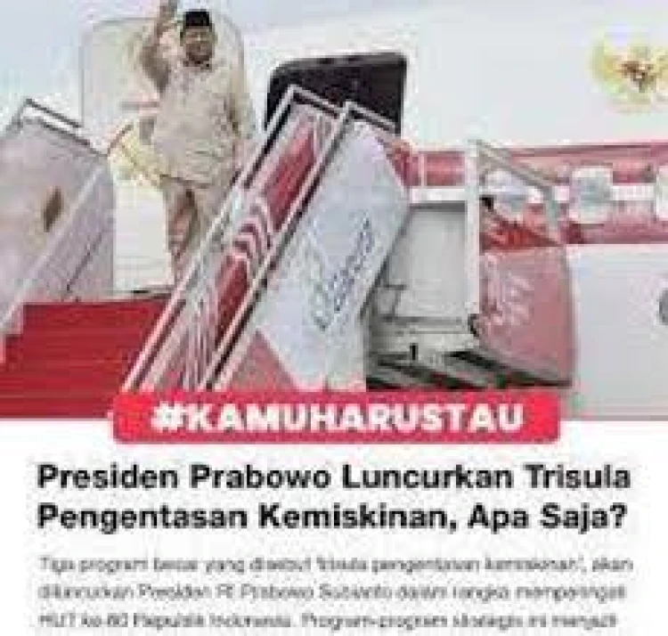 Trisula Prabowo: Strategi Pengentasan Kemiskinan Menuju Indonesia Emas 2045