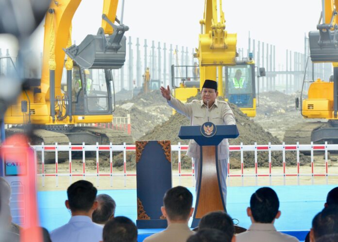Presiden Prabowo Resmikan Ekosistem Baterai, RI Bidik 100 GW Energi Mandiri