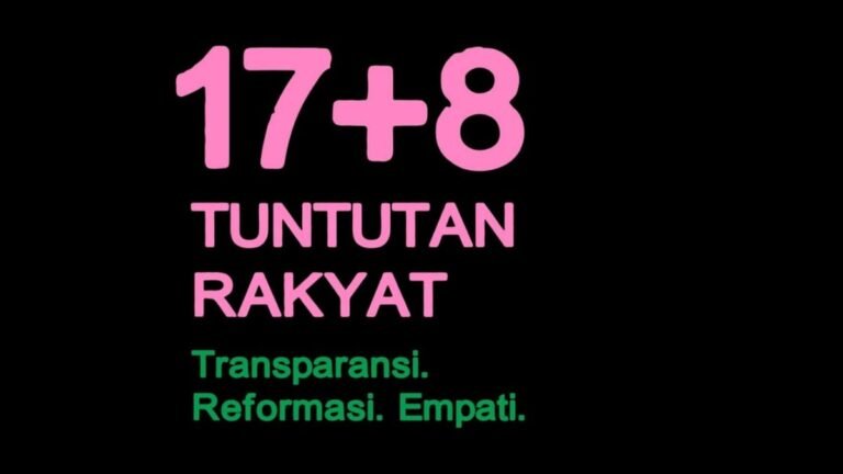 Paket Stimulus Ekonomi Bukti Pemerintah Respon Tuntutan 17+8 Dari Masyarakat