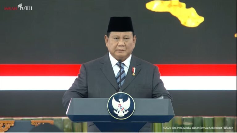 Presiden Prabowo Tegaskan Komitmen Pemerintahan Bersih dan Penegakan Hukum Tanpa Pandang Bulu