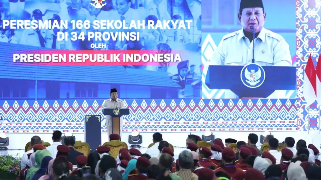 Pemerintah Resmikan 166 Sekolah Rakyat, Investasi Jangka Panjang Bangun SDM Unggul