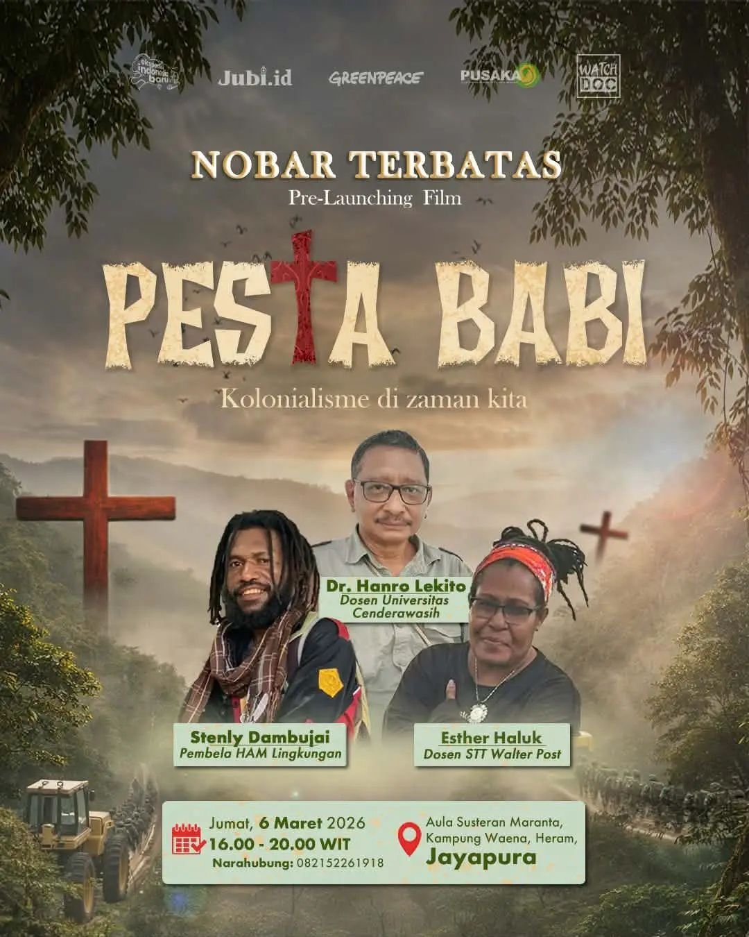 Film Pesta Babi Ilusi, Pembangunan Ekonomi Papua Telah Jaga Keseimbangan Ekologi
