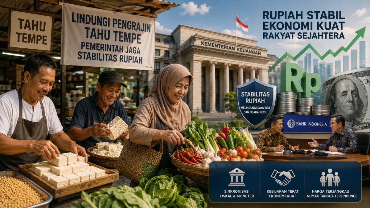 Ekonomi Rakyat Terlindungi Lewat Stabilisasi Pasar Keuangan dan Rupiah